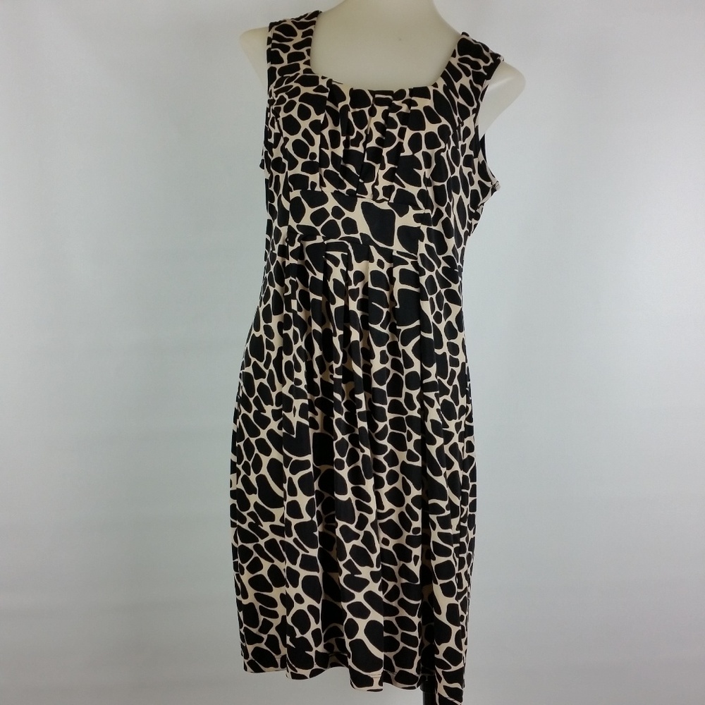 Enfocus Studio Sleeveless Animal Print Dress Size